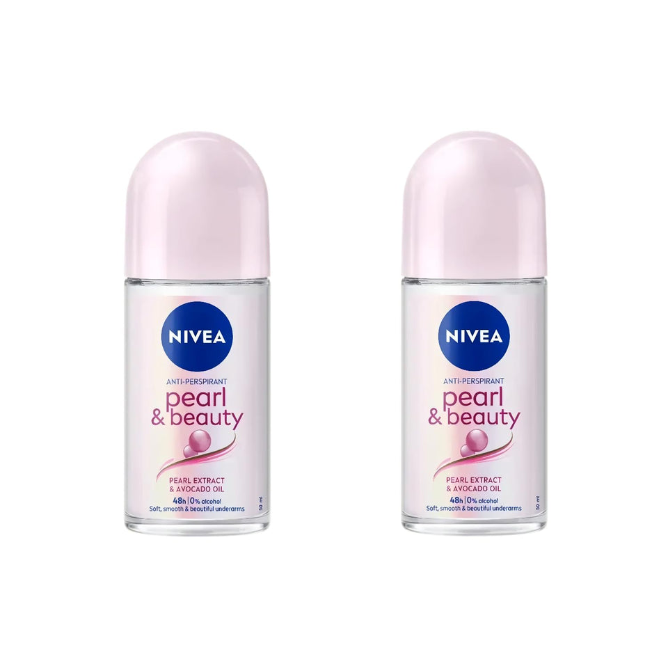 NIVEA Pearl & Beauty front packaging showing 50ml bottle and brand protection