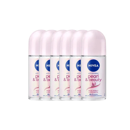 NIVEA Pearl & Beauty front packaging showing label and 50ml size benefit
