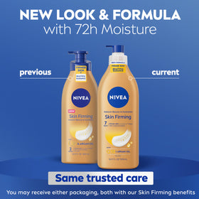 NIVEA lotion texture close-up demonstrating fast absorption and hydration