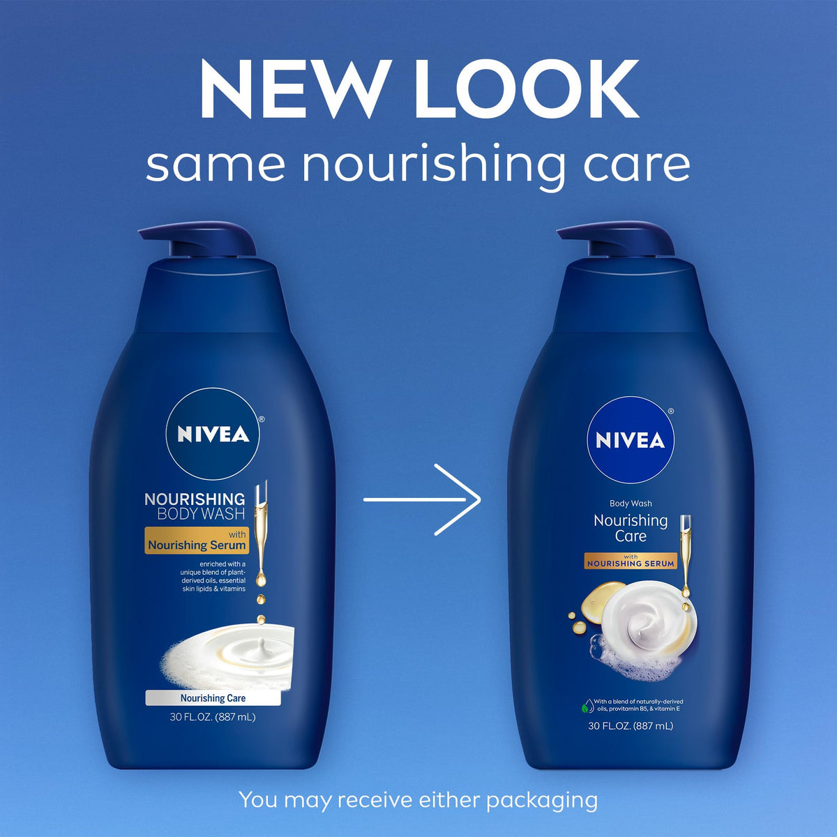 NIVEA nourishing serum pouring texture illustrating hydration boost