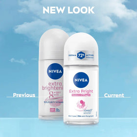 NIVEA roll-on close-up of applicator texture for smooth, even coverage