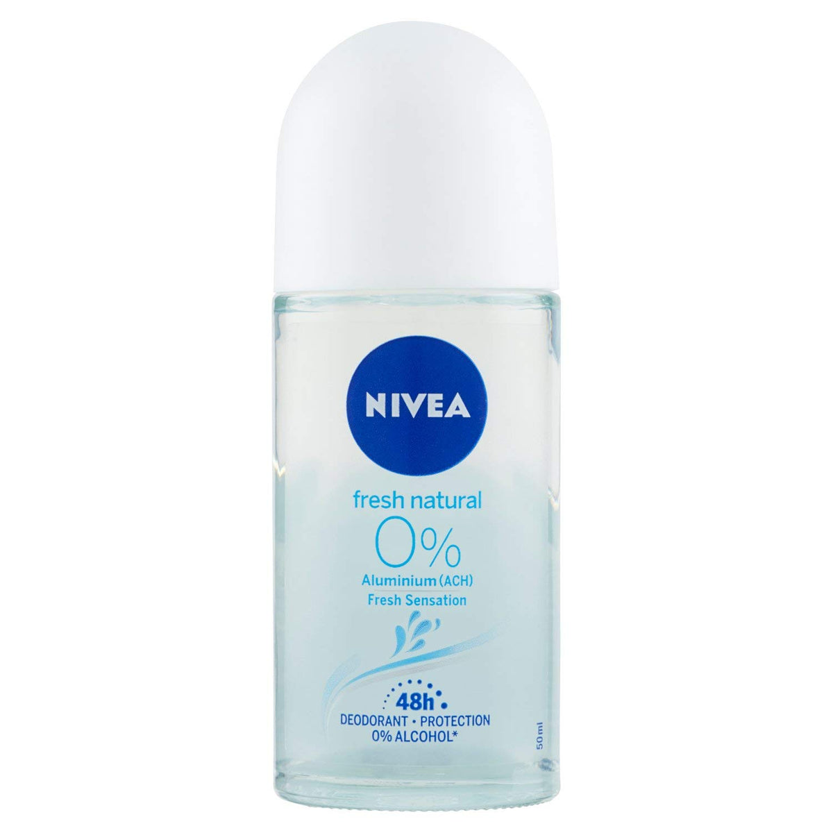 NIVEA roll on front packaging showing bottle and label for freshness