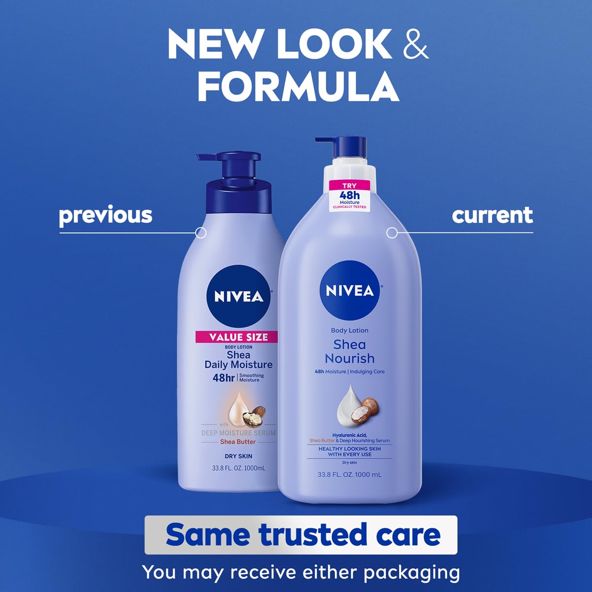 NIVEA close-up of lotion texture highlighting quick-absorbing finish