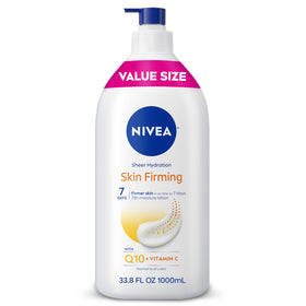 NIVEA front packaging showing value-size pump and product benefit