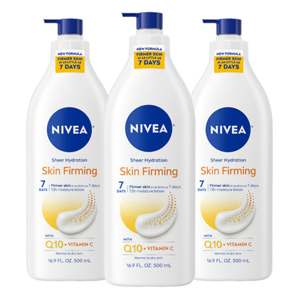 NIVEA pump bottle front view showing packaging and clear benefit