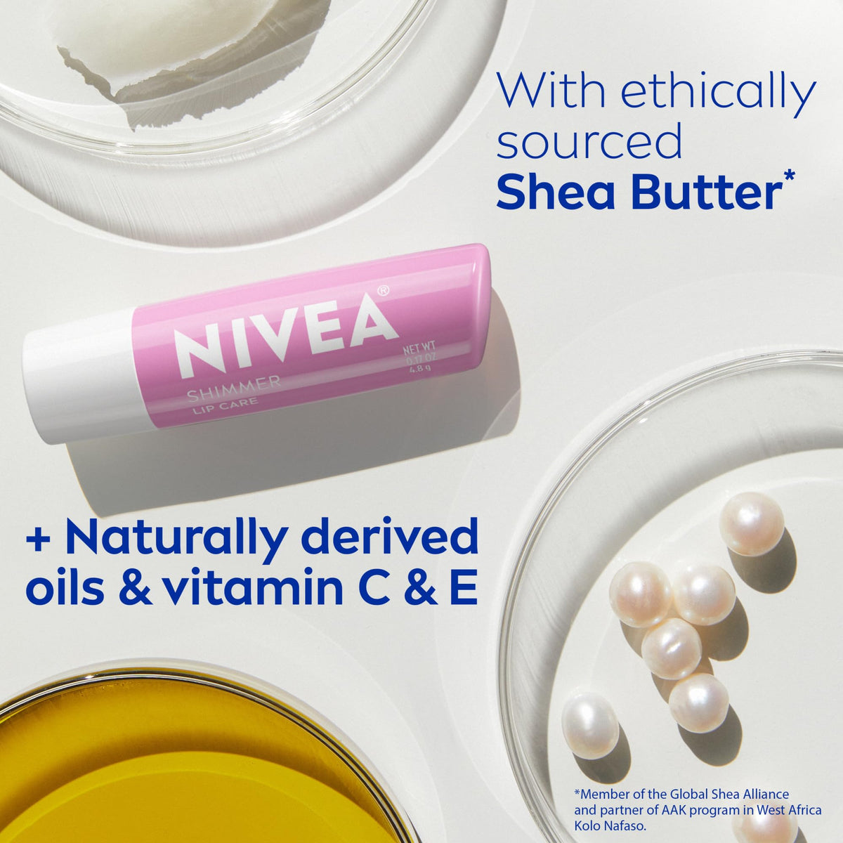 NIVEA lip balm tucked in pocket showing on-the-go convenience