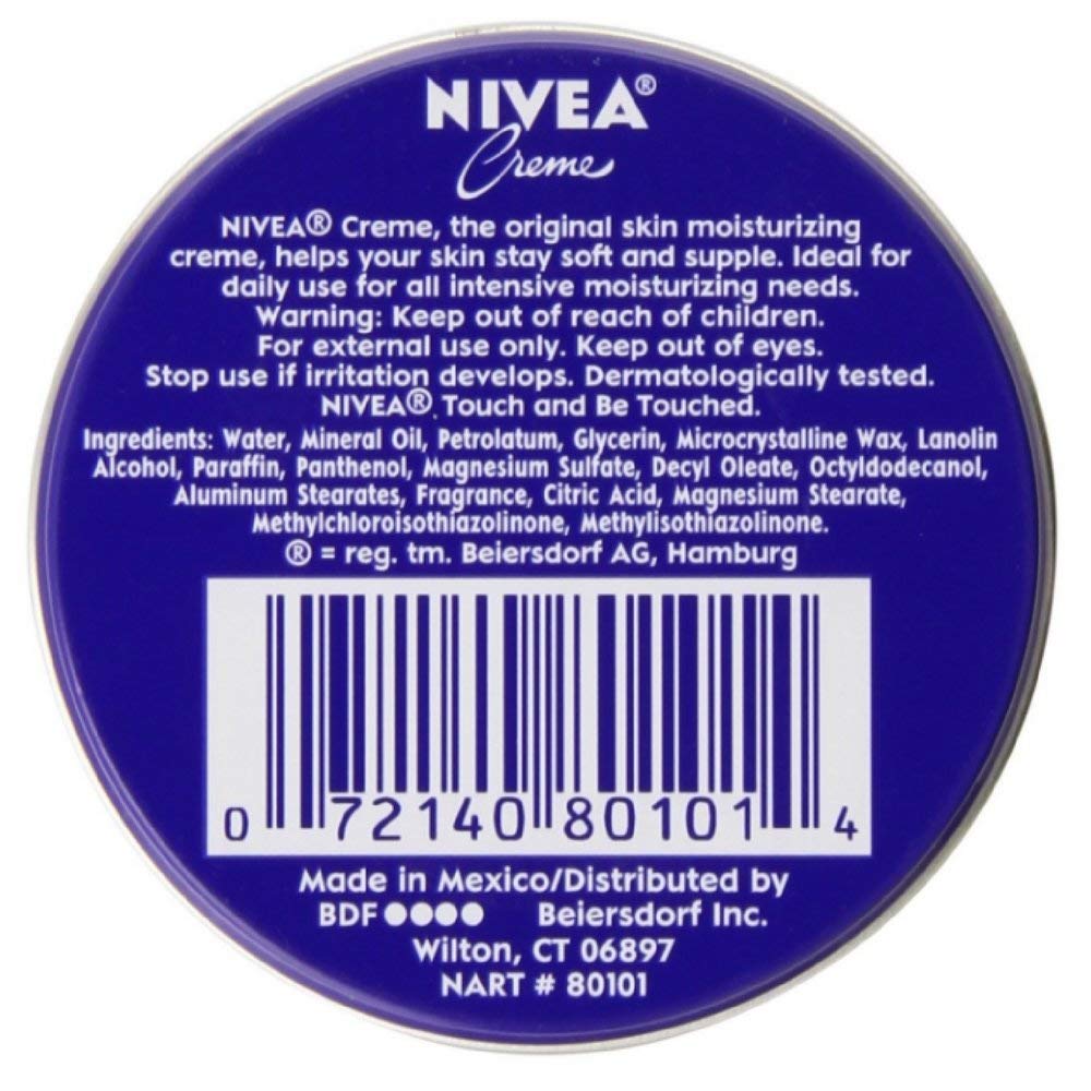 NIVEA cream texture close-up demonstrating rich hydration benefit