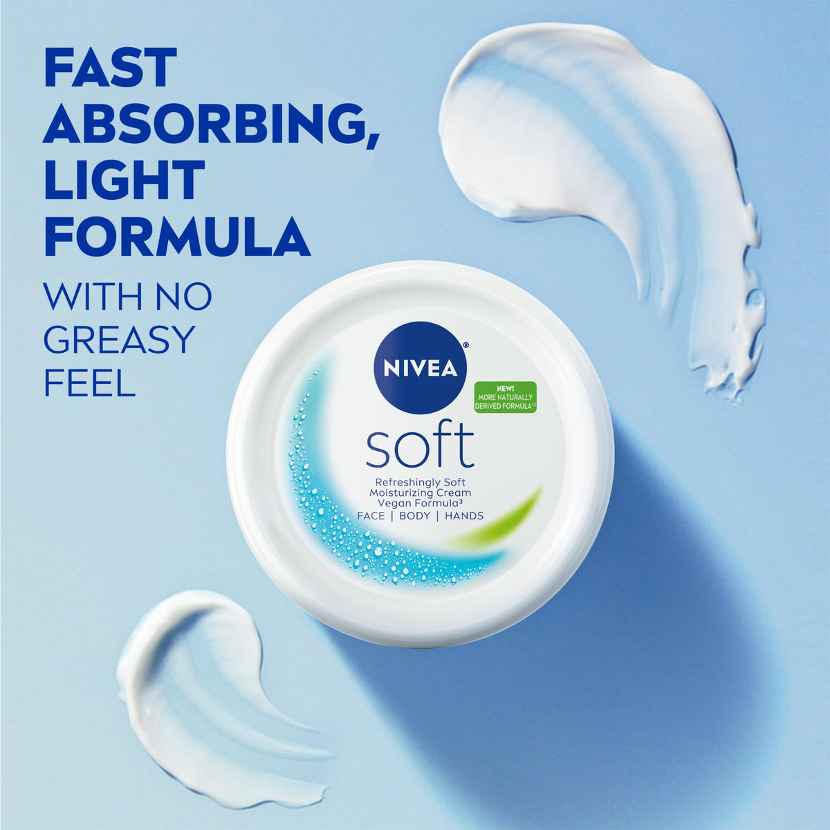 NIVEA soft label and ingredient list emphasizing transparency and safety