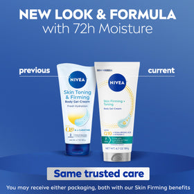 NIVEA gel-cream texture close-up demonstrating lightweight hydration