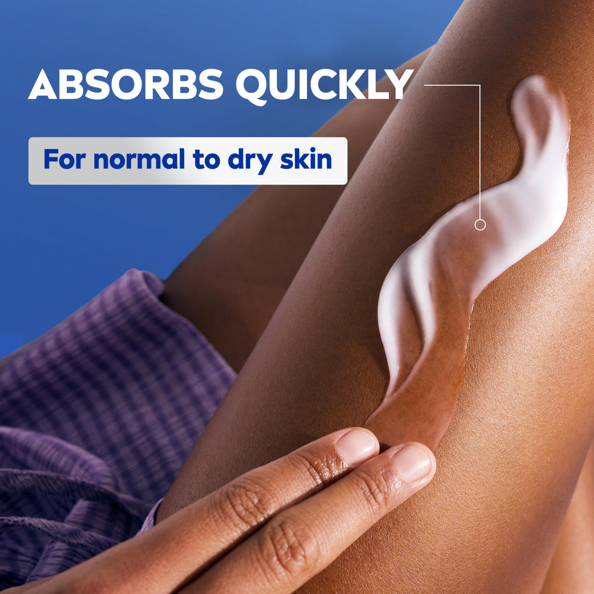 NIVEA ingredients and dermatologically tested label for safety benefit