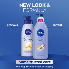 NIVEA pump close-up highlighting easy, mess-free dispensing benefit