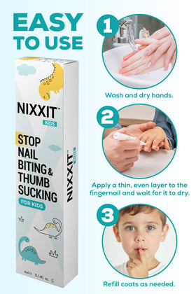 NIXXIT pen tip close-up demonstrating precise application for small nails