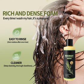 NIZENTA scalp massage application showing improved circulation and care