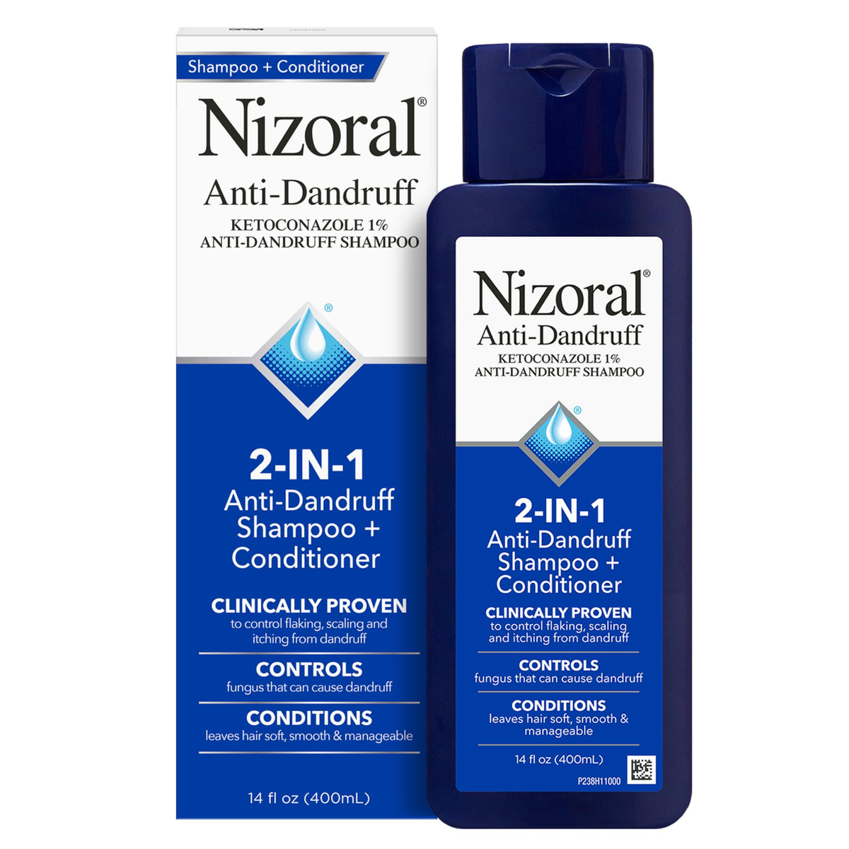 Nizoral front packaging 14 oz showing label and ketoconazole benefit