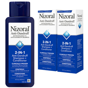 Nizoral front packaging showing label and size for quick product identification and trust