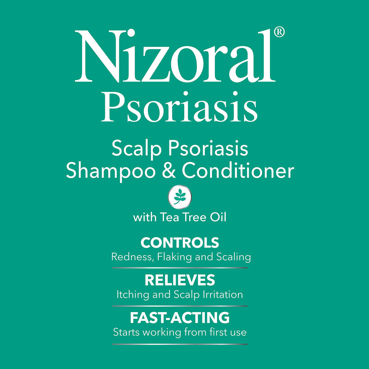 Nizoral thick lather texture close-up demonstrating effective cleansing action