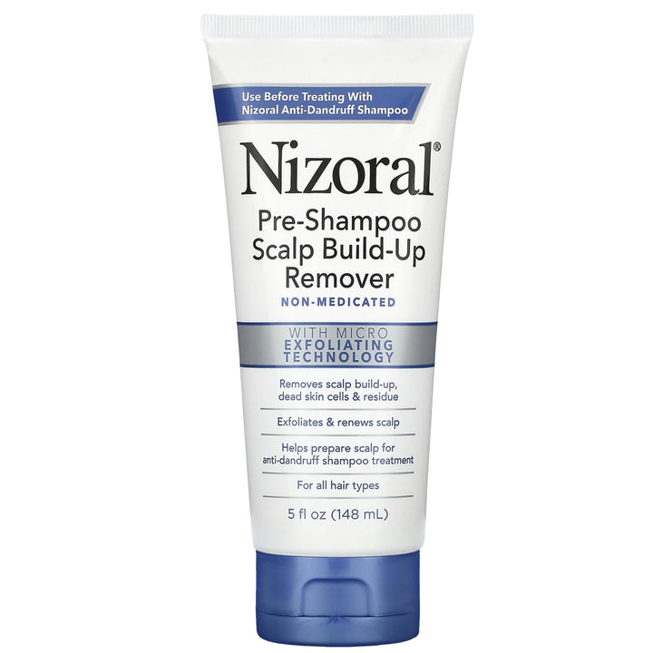 Nizoral front bottle showing label and 5 oz size supporting clear prep