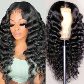 NKTU front packaging showing 22-inch wig and benefits of 180% density