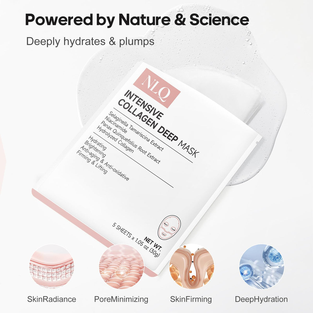 NLQ ingredient label close-up highlighting gentle, clean formula