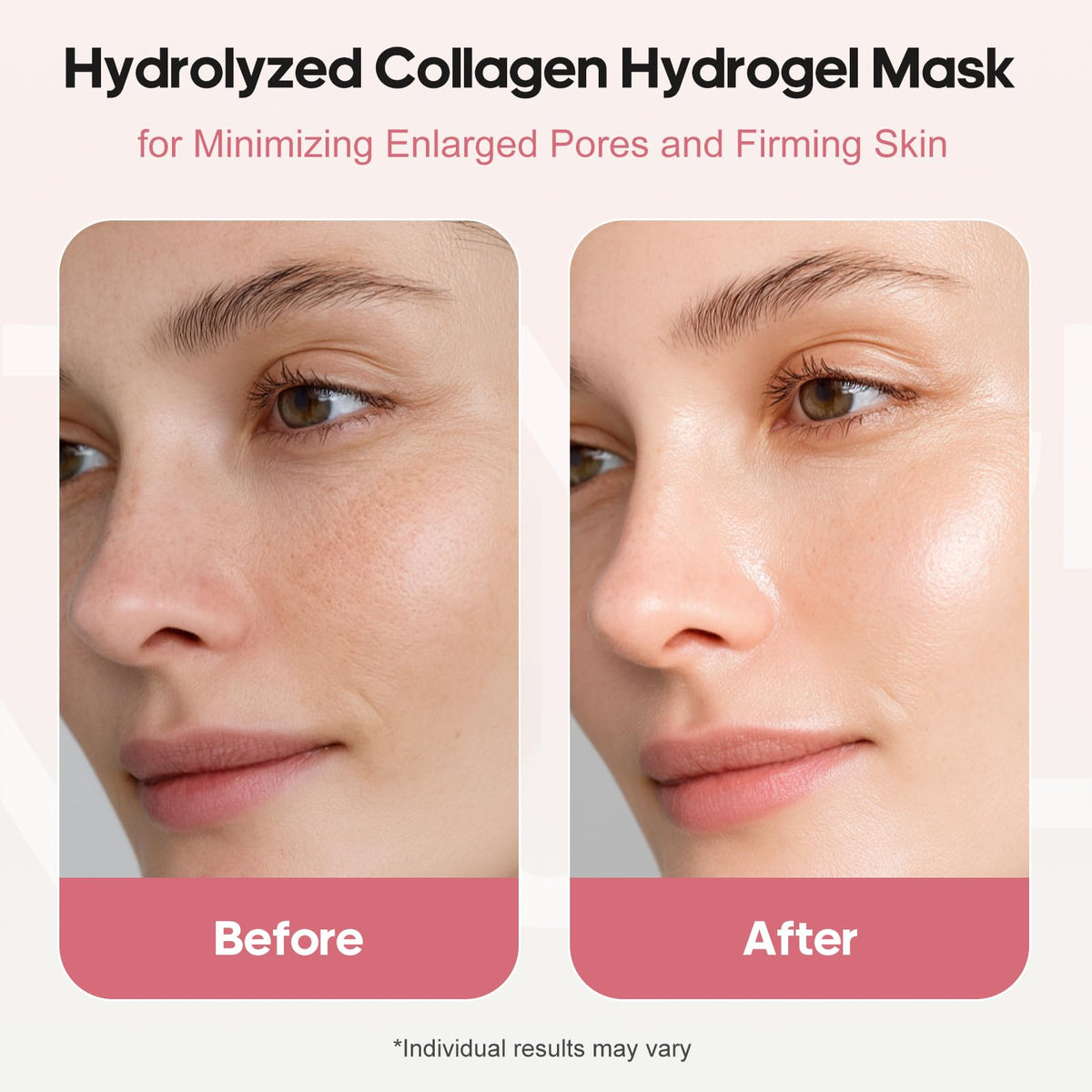 NLQ mask applied on face demonstrating comfortable overnight wear