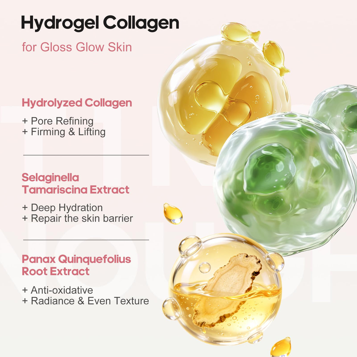 NLQ hydrogel turning translucent to show active absorption