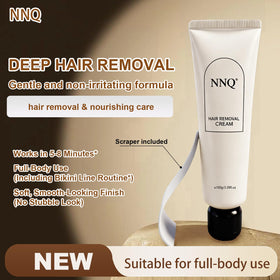 NNQ tube on bathroom counter with towel, showing easy at-home use