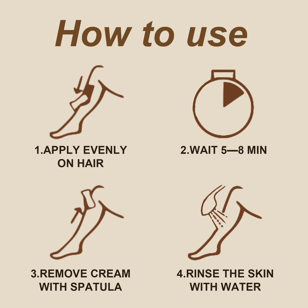 NNQ wiped-away cream revealing smooth skin, showing immediate results