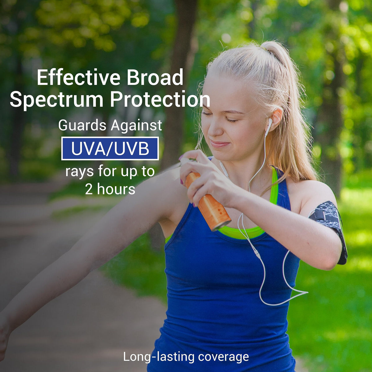 NO-AD being applied on athlete before sports for active protection