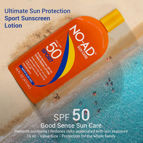 NO-AD lotion being dispensed showing smooth texture and easy application