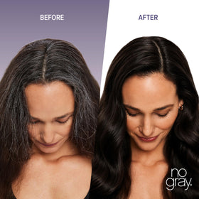 No Gray creamy shampoo texture close-up showing smooth conditioning formula