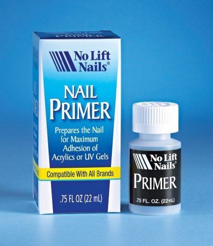 No Lift Nails front bottle showing label and compact size for salon convenience