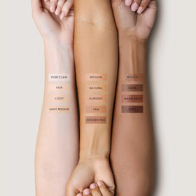No Makeup Makeup before-and-after half-face, highlights natural correction and camouflage