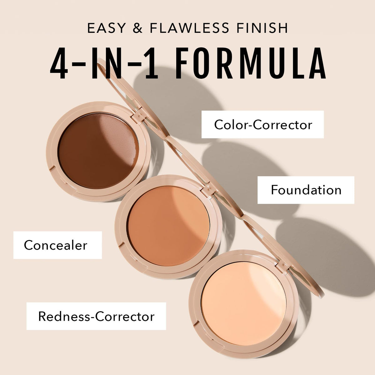 No Makeup Makeup swatches on arm, demonstrates light-medium adaptability and coverage