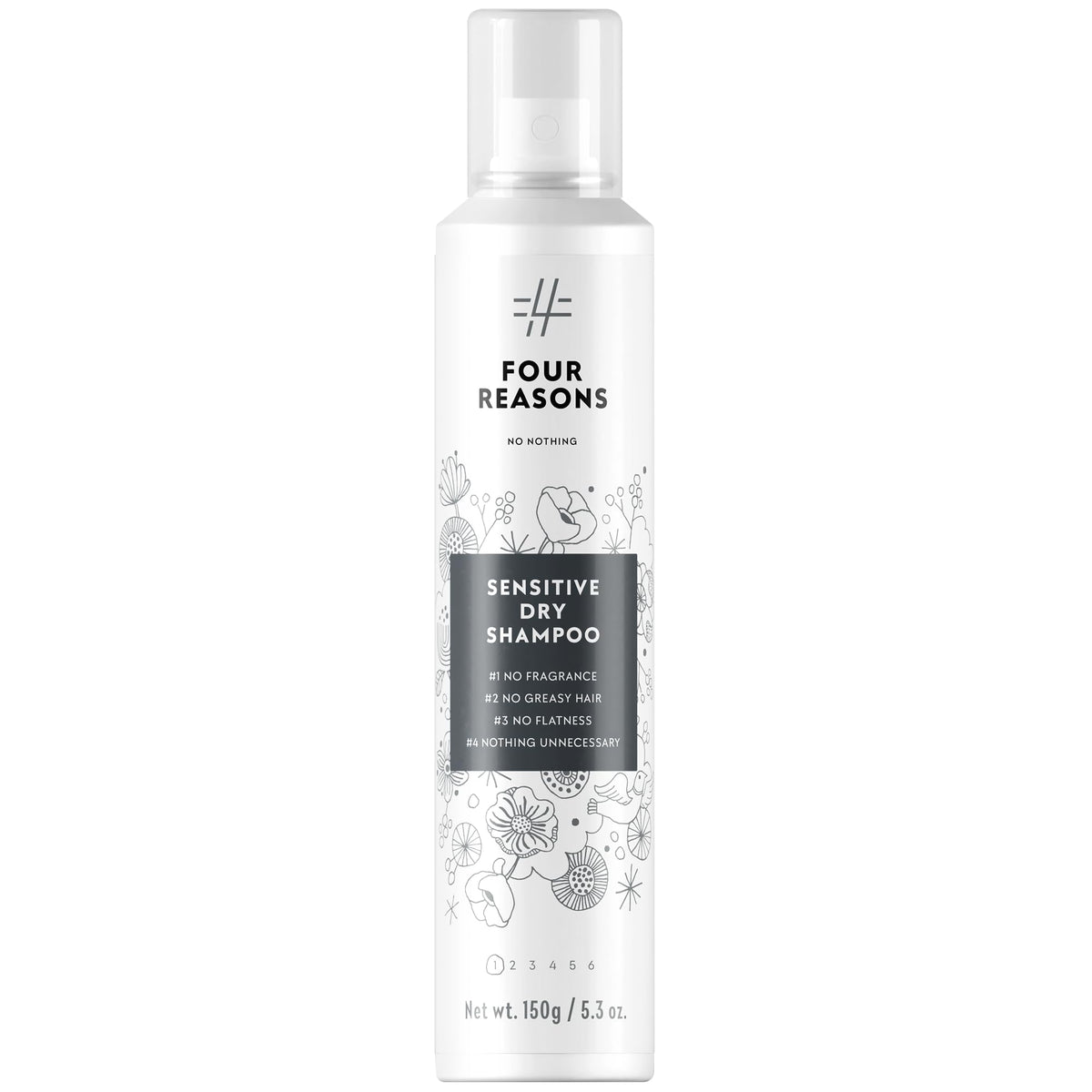 No nothing front package showing can and clear label plus benefit of oil absorption