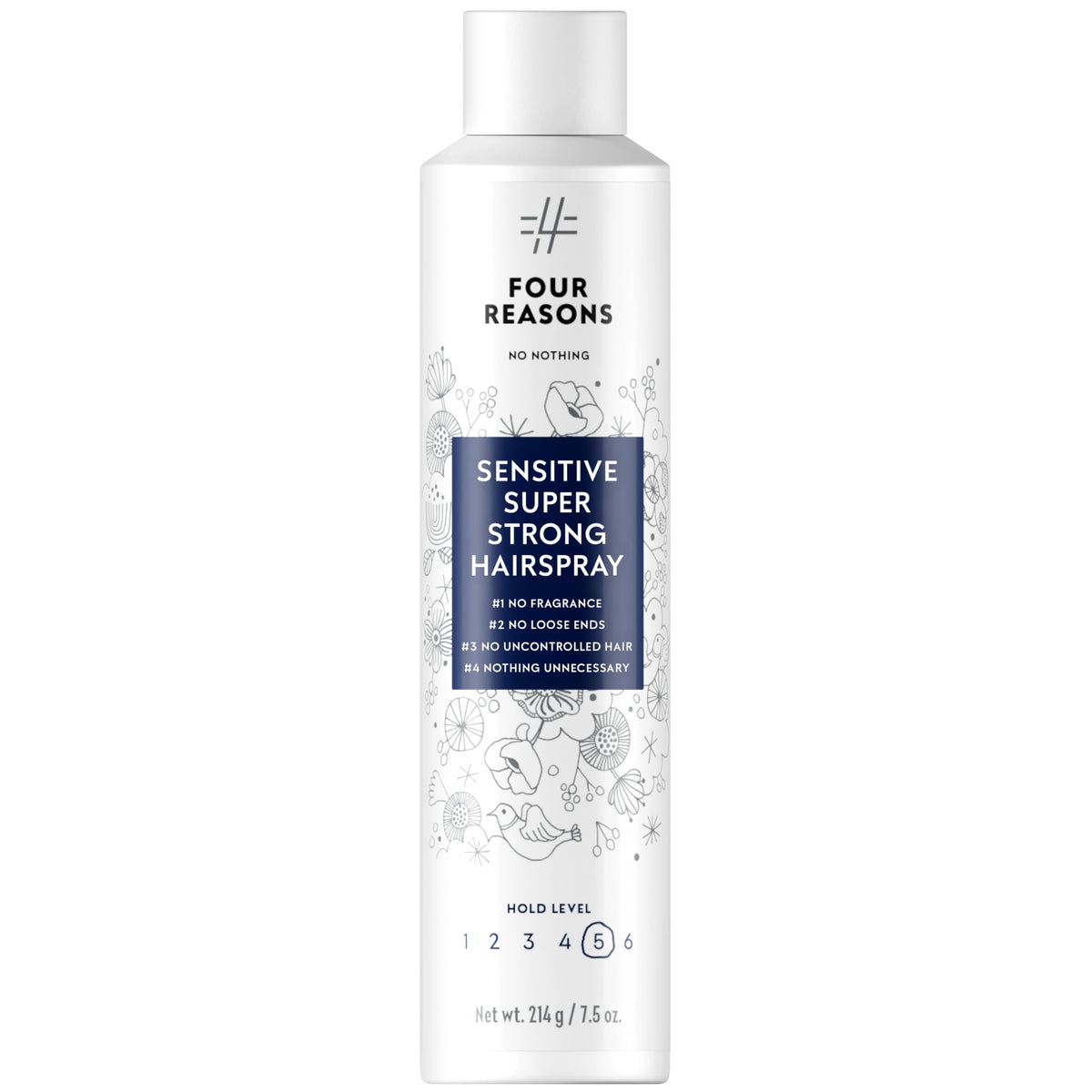 no nothing front packaging 7.5 oz showing sleek bottle and clear purpose