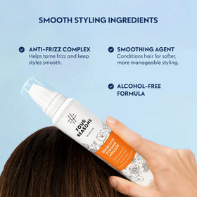 No Nothing mousse applied at roots delivering lift and fuller appearance