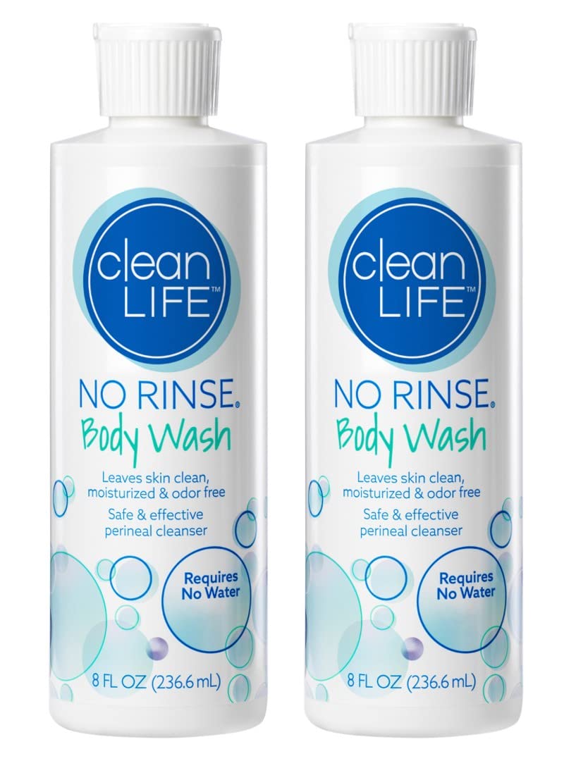 No-Rinse front packaging showing two bottles and clear labeling for quick identification