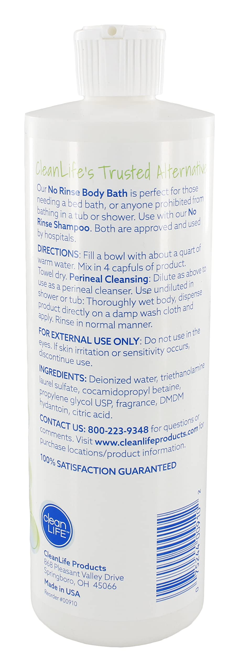 No-Rinse used at campsite illustrating odor control and outdoor hygiene