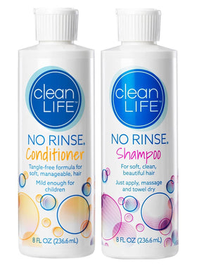 No-Rinse front packaging showing label and benefits
