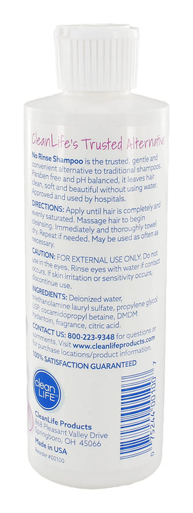 No-Rinse foam dispensing from pump for easy application