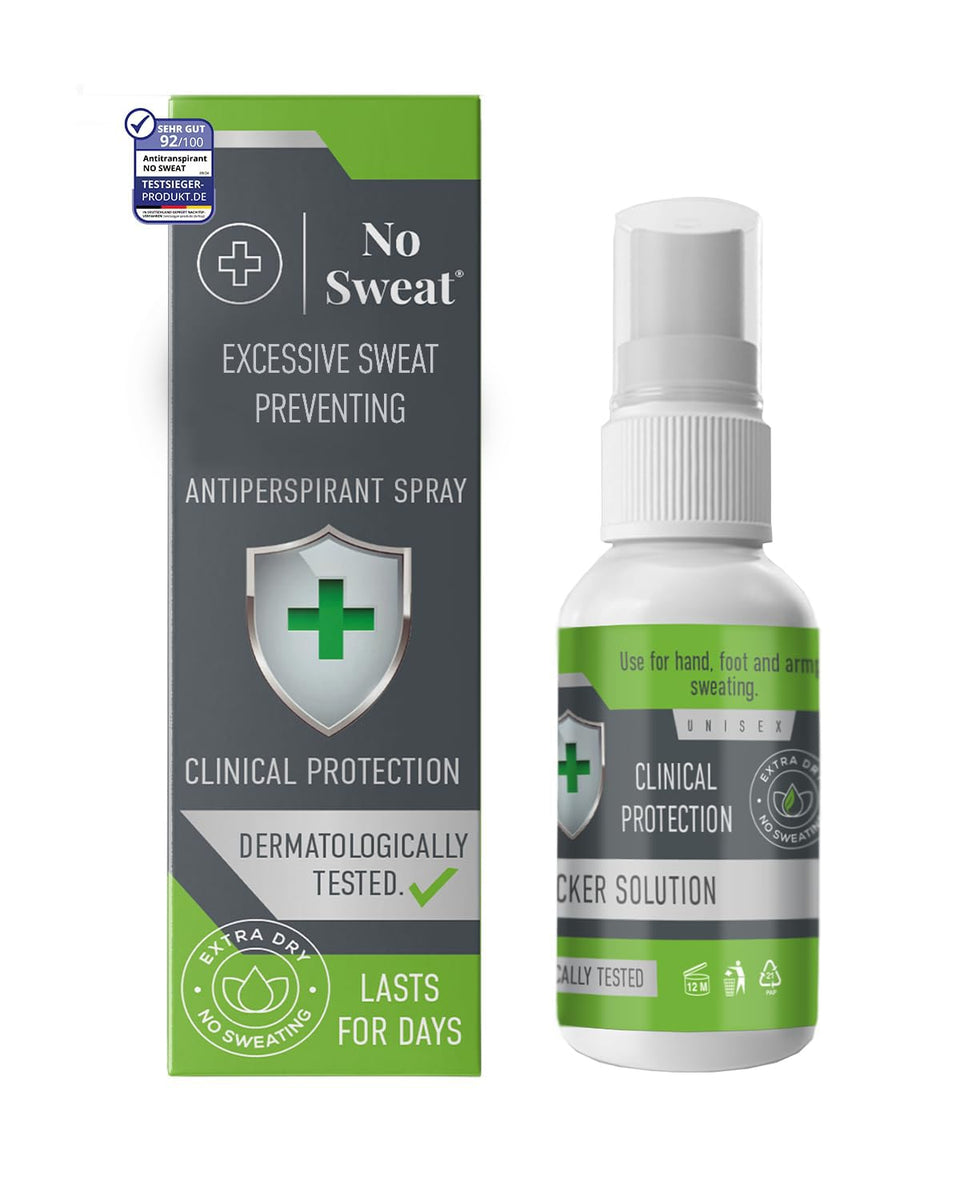 No Sweat front packaging showing can and branding for clear product identity and trust