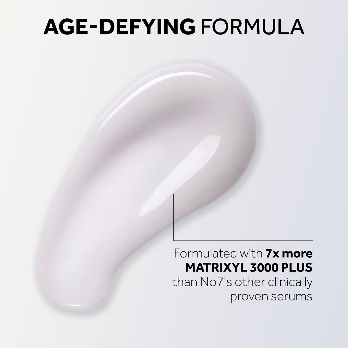 No7 applied by hand to smile lines, shows targeted application benefit