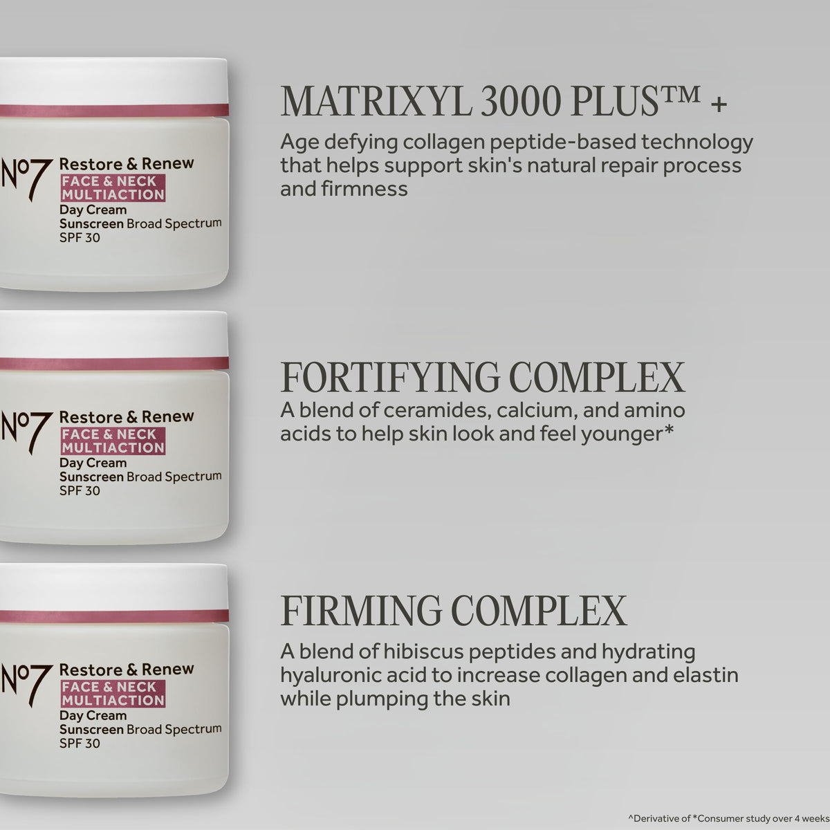 No7 applying cream to neck in morning routine for firmer skin