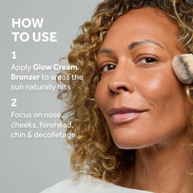 No7 bronzer blended on cheek showing seamless warm-up and realistic glow