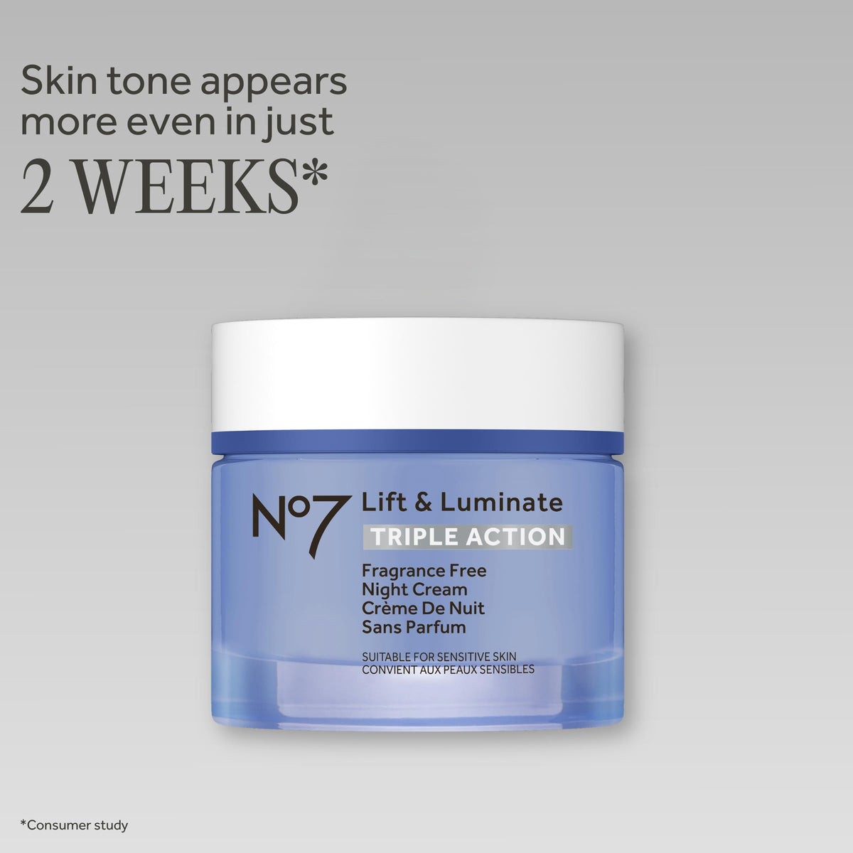 No7 cream texture close-up highlighting rich hydration and smooth finish