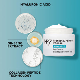 No7 50ml jar next to hand indicating compact travel-friendly size benefit