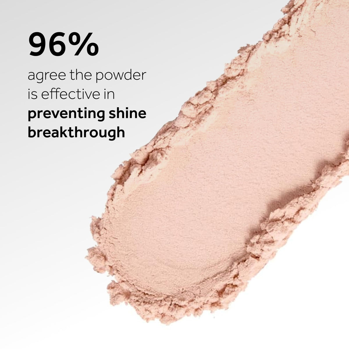 No7 touch-up on T-zone demonstrating shine reduction and longevity