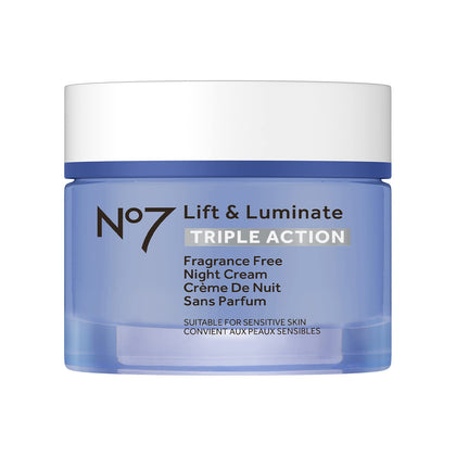 No7 front packaging 50ml showing clean design and overnight benefits