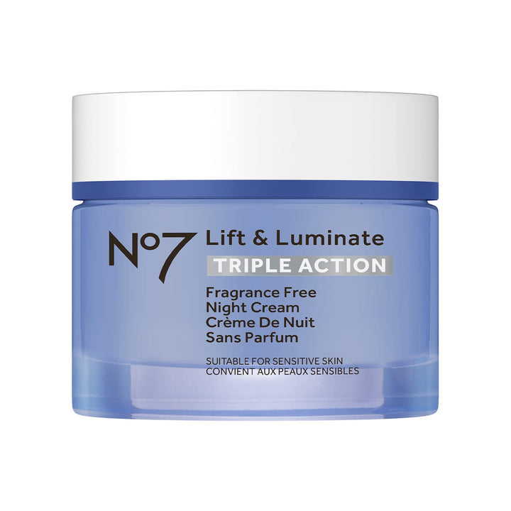 No7 front packaging 50ml showing clean design and overnight benefits
