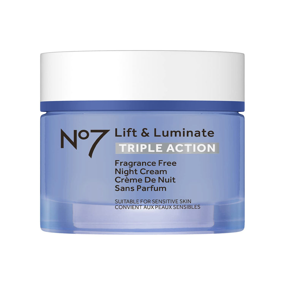 No7 front packaging 50ml showing clean design and overnight benefits